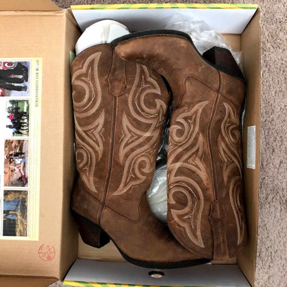 Crush by Durango Western Womens Cowboy Boot Size 7